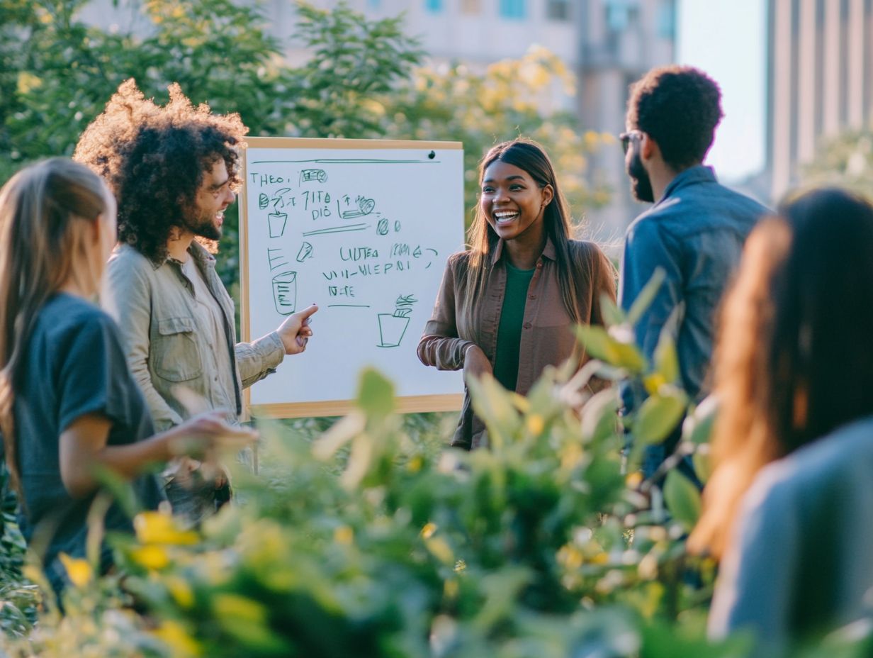 An infographic showing key takeaways about team building and productivity.